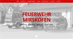 Desktop Screenshot of feuerwehr-mirskofen.de